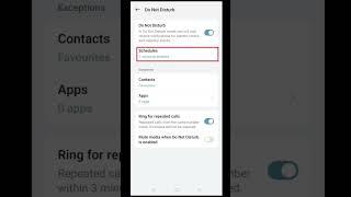 How to schedule sleep in Do not disturb in Realme #tricks #tips #howto #shortsviral