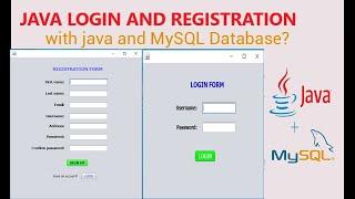 Part 2: Java Login and Register Form Step by Step Tutorial Using NetBeans And MySQL Database