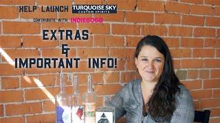 Turquoise Sky Indiegogo fundraising campaign - Extras and Important Information