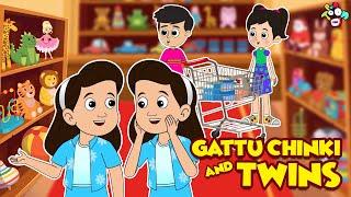 Gattu Chinki and Twins | Tamil Videos | Tamil Stories | Bedtime Stories | PunToon Tamil