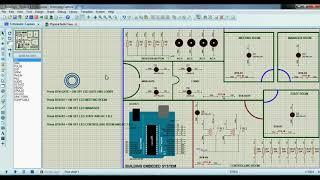 Simulasi Relay Button Led Proteus