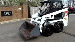 BOBCAT 553 SKID STEER DEMONSTRATION VIDEO