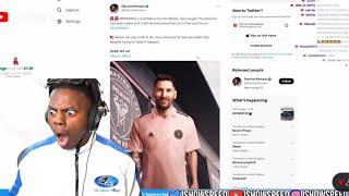 IShowSpeed's Reaction To Messi Joining Inter Miami*AND MORE TRANSFERS*