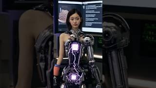 Humanoid robotic girl that's looks so real.. #shorts #robot