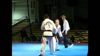 Taekwondo ITF Нокаут с торнадо