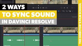 2 Ways to Sync Audio and Video in DaVinci Resolve