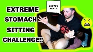 EXTREME STOMACH SITTING CHALLENGE!!!|INTERRACIAL COUPLE