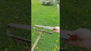 Самоделка из грабель и пилы коса грабли своими руками #diy #tool