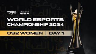 CS 2 WOMEN USA VS POR | GROUP STAGE | IESF WORLD ESPORTS CHAMPIONSHIP 2024 | DAY 1
