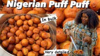 How to make Nigerian Puff Puff /step by step | for beginners | very detailed