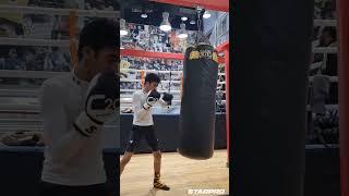 Bag work with Starpro C20 Boxing Gloves