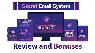 Secret Email System Review and Bonuses