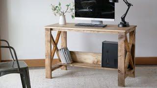 $50 Farmhouse Desk - Easy to Build