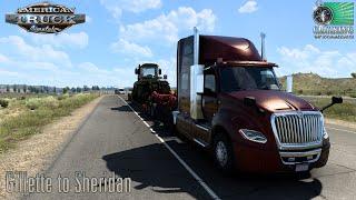 Gillette to Sheridan - #CruisingWyoming - International LT - American Truck Simulator