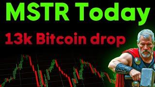 MSTR (MicroStrategy): Bitcoin's first ever 13k daily candle, sadly the wrong way...