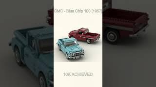 LEGO Ideas - GMC Blue Chip 100 (1957) - 10K Achieved #shorts