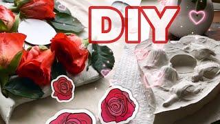 DIY ROSE CANDLE HOLDER/ Gift Idea for Valentine’s  day by klever