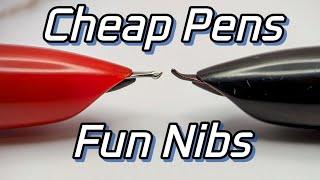 Fountain Pens Don't Have To Be Expensive - Naginata & Fude Nib Swap