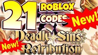 Deadly Sins Retribution, Roblox GAME, ALL SECRET CODES, ALL WORKING CODES