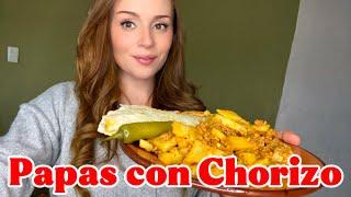Our Family Life in Mexico  Day 3 // Easy and Delicious PAPAS CON CHORIZO recipe