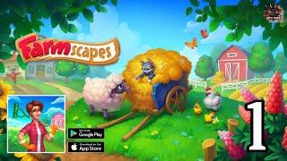 Farmscapes - Playrix - Gameplay Walkthrough Part-1 (Android / IOS) Level 1-10