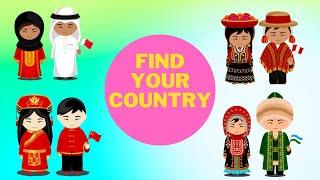 Traditional clothes and music of each country 