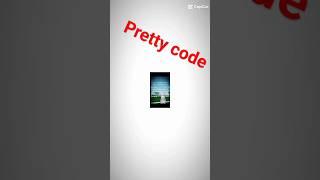 pretty code enjoy for watch and like and subscribe :)