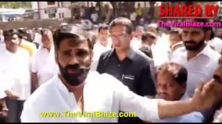 Funeral Of Veerapa Shetty, Father Of Sunil Shetty Who Passed-away on  3 Mars 2017