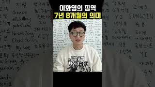 이화영 징역 7년 8개월의 의미 #shorts