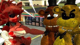 Foxina KIDNAPS Golden Freddy! (GMOD FNAF)