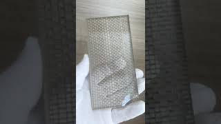 Decorative Glass Art Mesh&Laminated Glass Metal Mesh