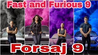 Forsaj 9 (fast and furious 9) kinosida qaysi mashxur aktyorlar rol o'ynashadi o'zbek tilida