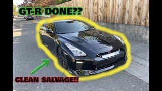 CHEAP WRECKED 2017 Nissan GTR Rebuild from Copart! Part 9