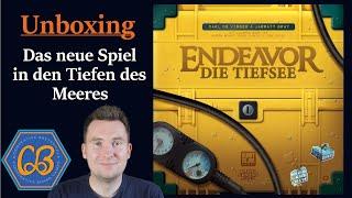 Unboxing... Endeavor: Die Tiefsee - Das neue Spiel von Frosted Games - Deutsch in 4K