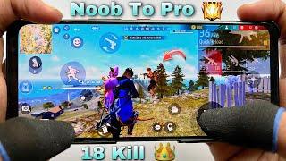 Asus ROG Phone 5s free fire gameplay test 3 finger handcam all guns headshot