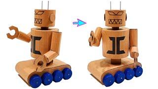 AMAZING How To Make Robot With Cardboard Homemade Cardboard Robot Toy