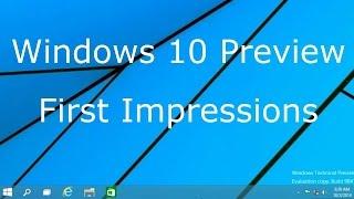 Windows 10 Preview: First Impressions - Franks Helpdesk