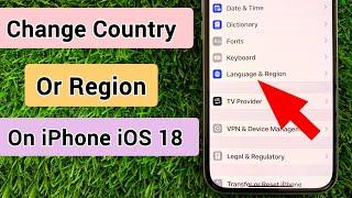 How to Change Your Location (Country Or Region) on iPhone | How to Change Country in iOS 18.