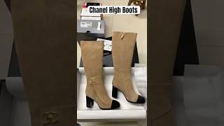 Chanel High Boots #luxury #luxuryshoes #chanel #chanelshoes #chanelboots #boots #shoes