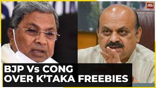 BJP Vs Cong Over Karnataka Freebies, BJP Accuses Congress Of Appeasement Politics