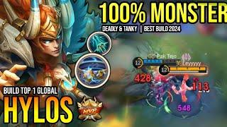 HYLOS BEST BUILD 2024 | BUILD TOP GLOBAL HYLOS GAMEPLAY | MOBILE LEGENDS