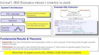 "Declarative Multilingual Information Extraction with SystemT"