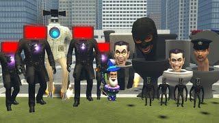 NEW ULTIMATE MECHA TV MAN BOSS VS ALL SKIBIDI TOILET BOSSES In Garry's Mod!