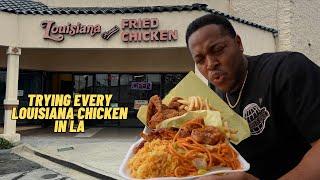 Trying EVERY Louisiana Chicken in LA (someone tried to rob me...)