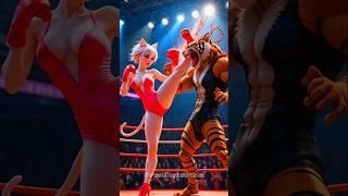 Cat VS Tigress  Brave Kitten Takes Revenge for Her Mom  #cats #kitten #cutecat #shorts #ai