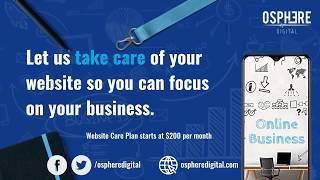 Web Care & Maintenance : Osphere Digital