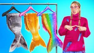 How I Became A Mermaid At Home! | *Tested Hacks and TikTok Viral Gadgets*