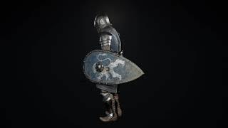 Medieval Crusader Knight - Animations