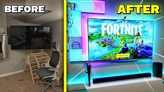 I Transformed my Basement into My DREAM Gaming Room…