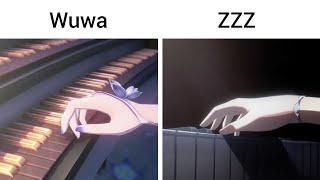 ZZZ vs Wuwa Piano Animation 